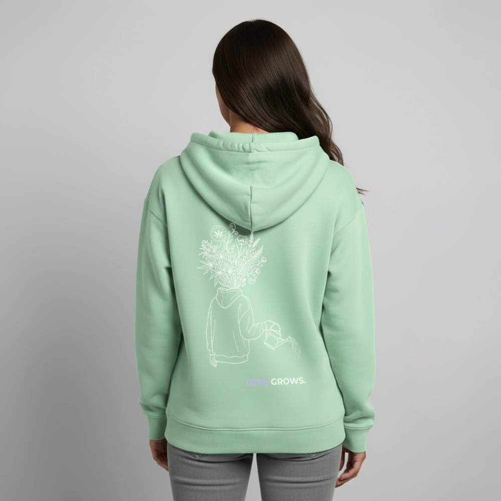 LOVE GROWS II Unisex Bio-Hoodie - Nebeljade