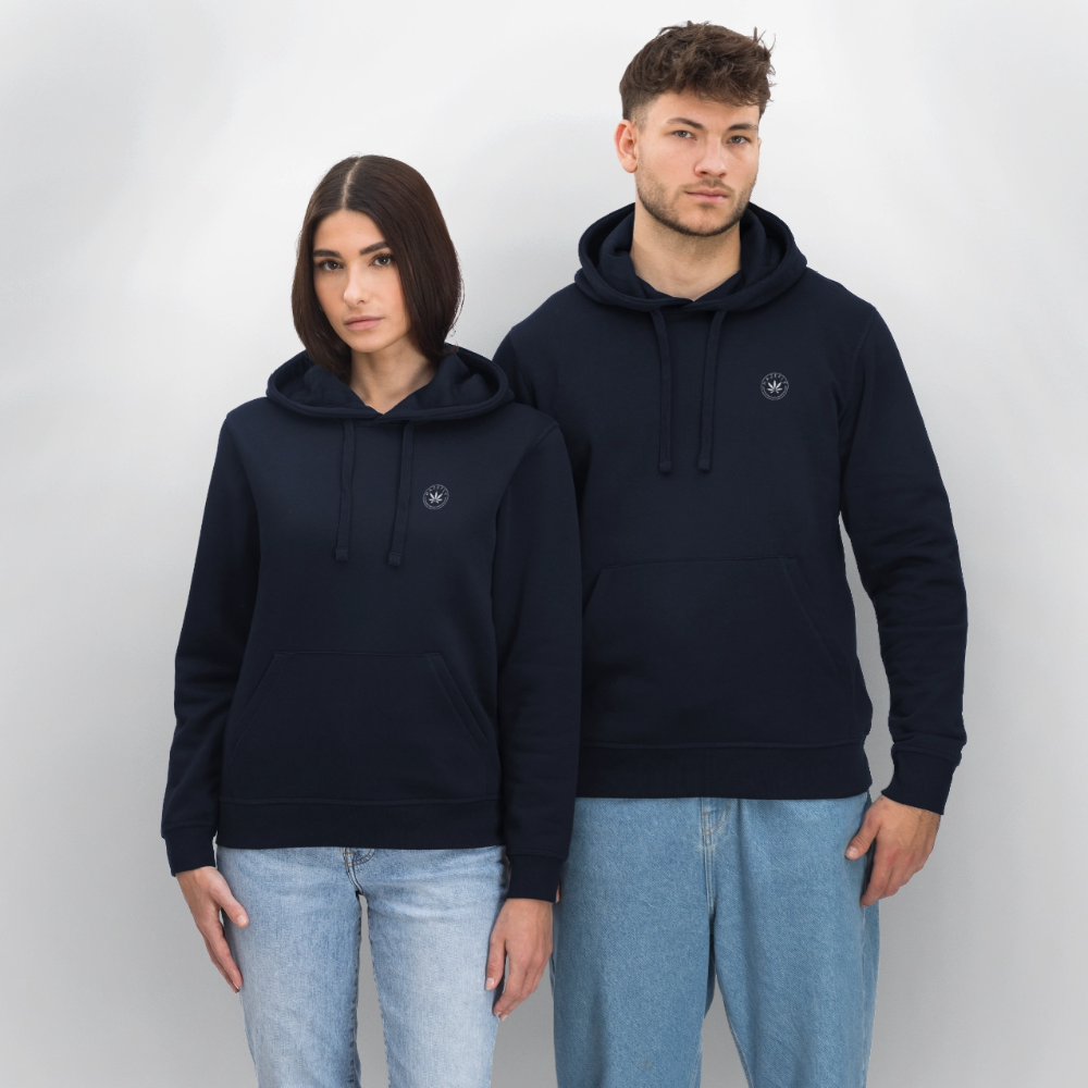 WHITE WIDOW Unisex Bio-Hoodie - French Navy