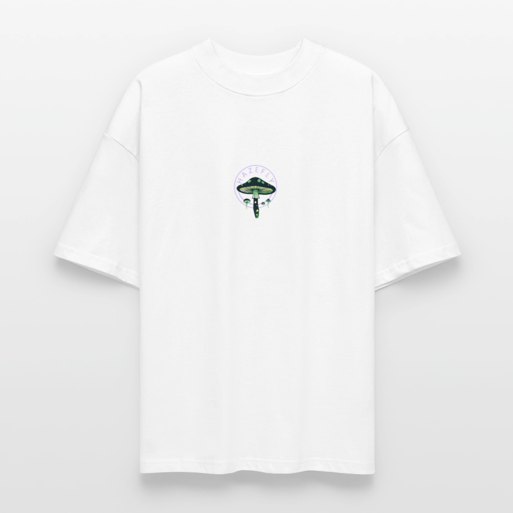 GLOW GARDEN Oversized Unisex Bio T-Shirt - Weiß