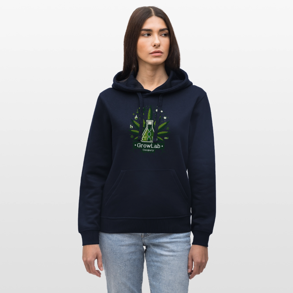 GLOW GARDEN WITH GROWLAB Unisex Bio-Hoodie - French Navy