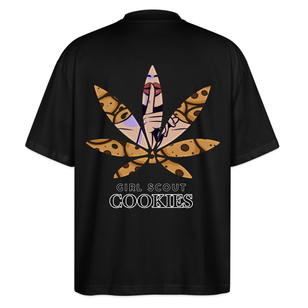 GIRL SCOUT COOKIES Oversized Unisex Bio T-Shirt - Schwarz