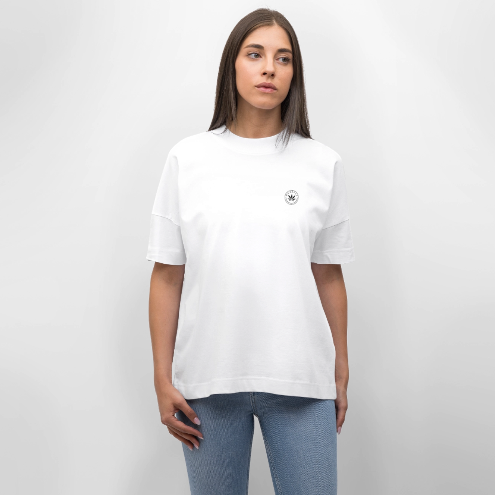RIDE HIGH Oversized Unisex Bio T-Shirt - Weiß