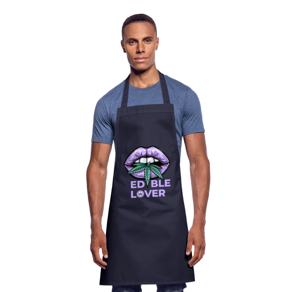 EDIBLE LOVER Kochschürze - Navy