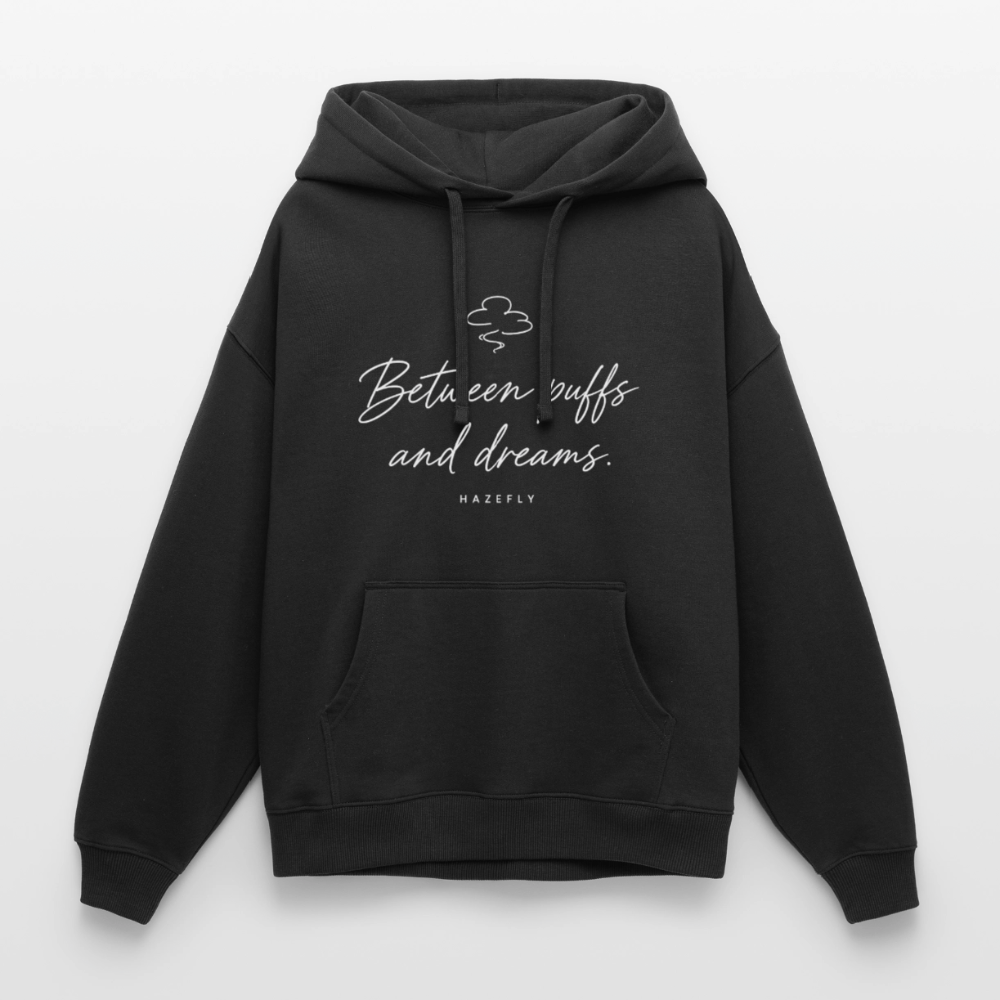 PUFFS & DREAMS Oversized Unisex Bio-Hoodie - Schwarz