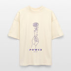 BLOOM POWER Oversized Unisex Bio T-Shirt - Natur