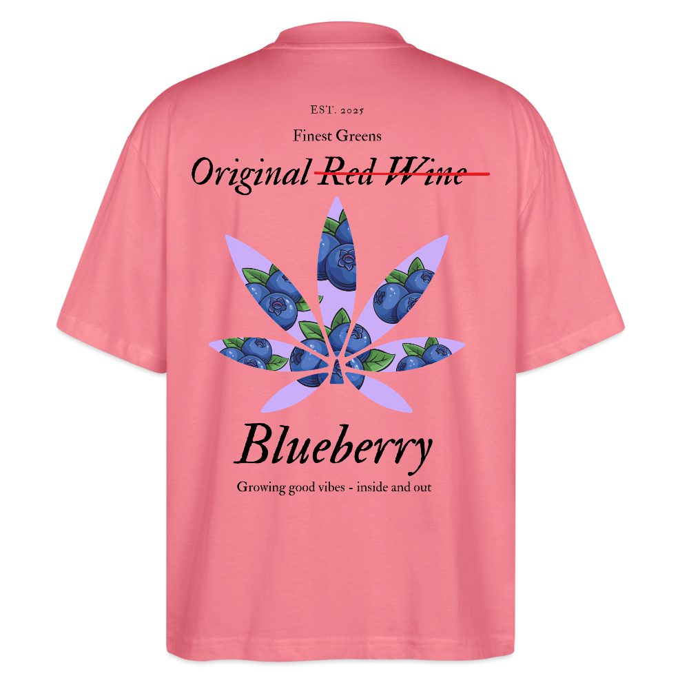 TRUE BERRY Oversized Unisex Bio T-Shirt - Pink 