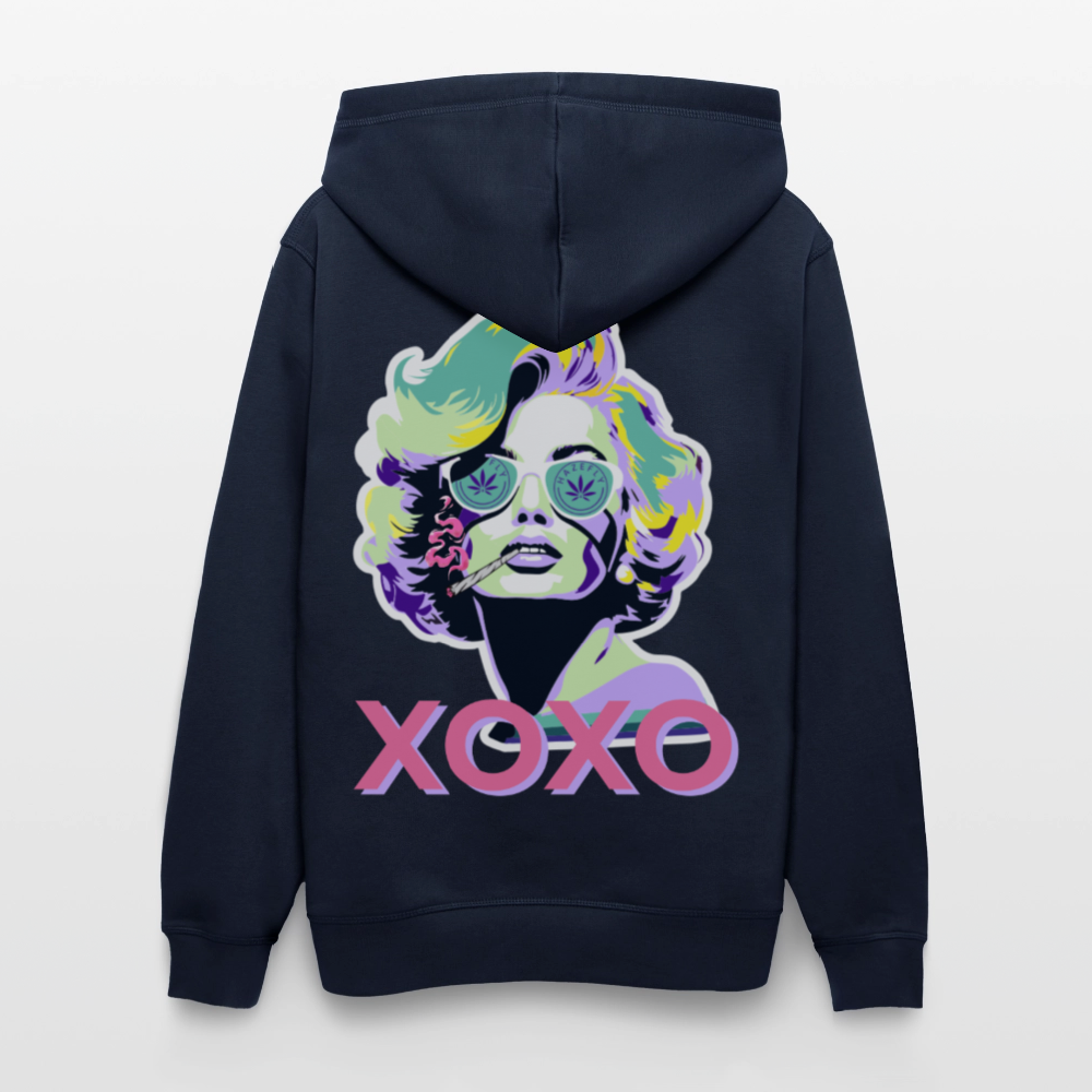 MARYLIN XOXO Unisex Bio-Hoodie - French Navy