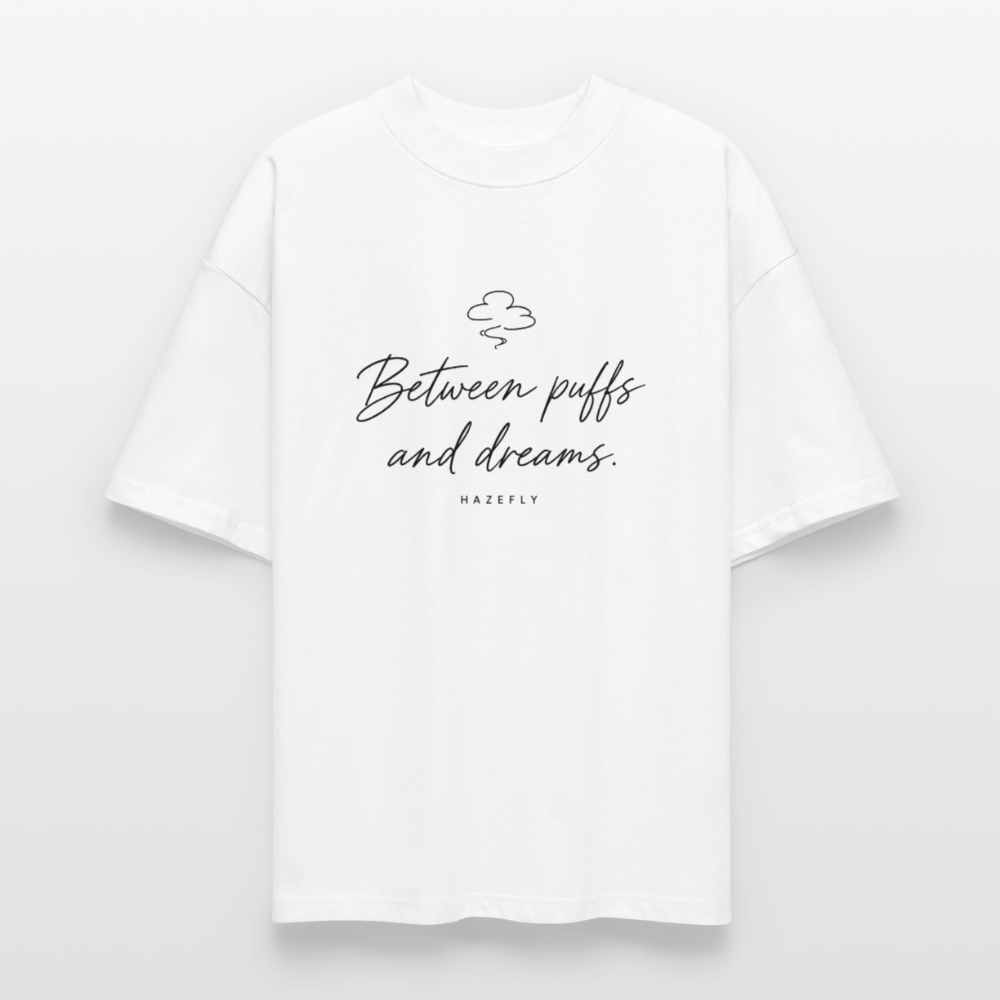 PUFFS & DREAMS Oversized Unisex Bio T-Shirt - Weiß