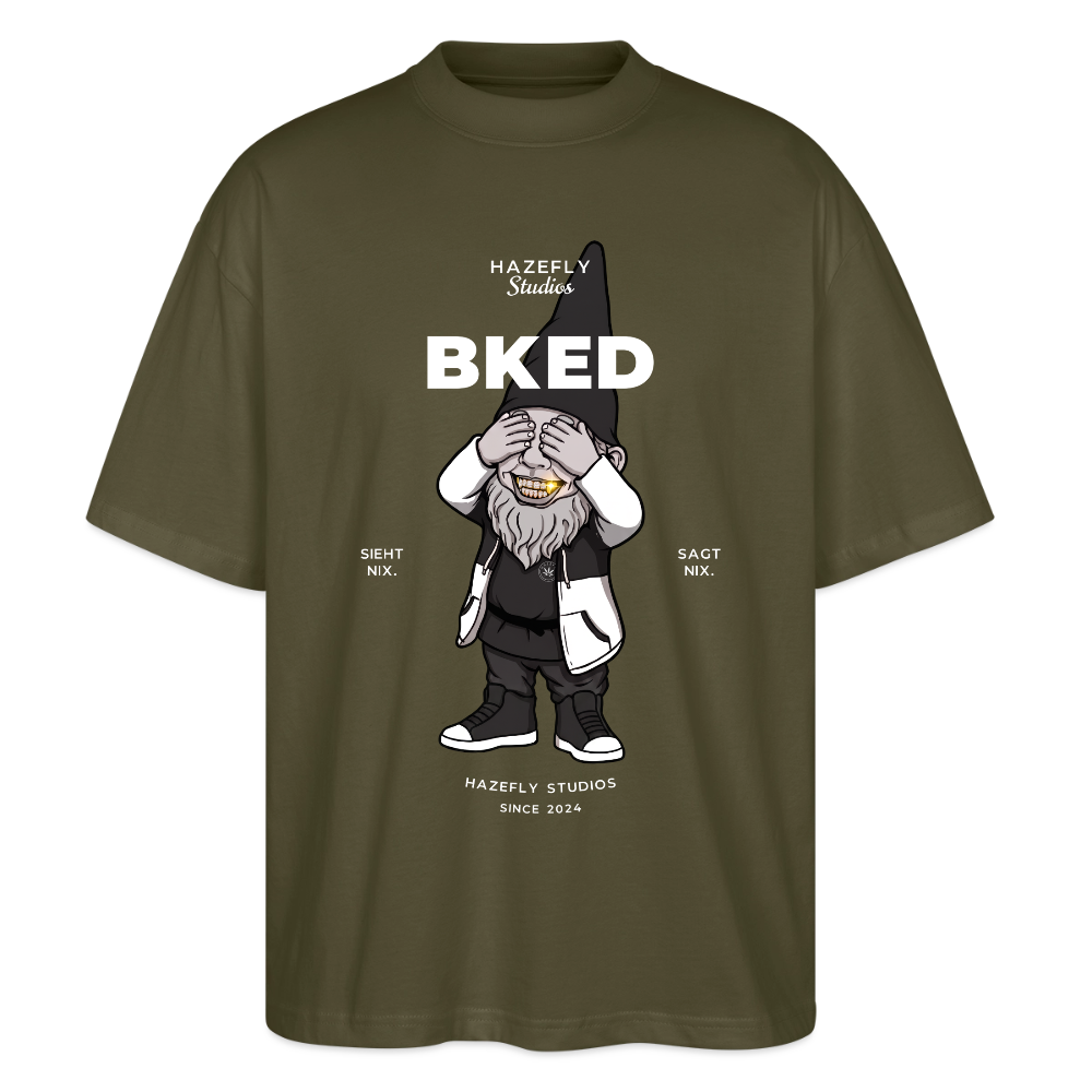 BKED Unisex Oversized Bio-T-Shirt - Khaki