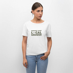 LOCAL GROWER Relaxed Frauen Bio-T-Shirt - Weiß