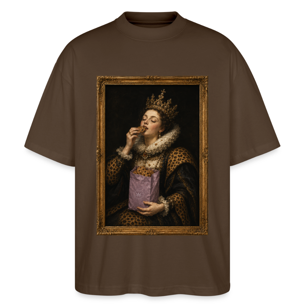 MUNCHIES Unisex Oversized Bio-T-Shirt - Dunkelbraun