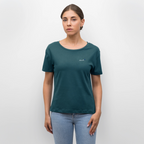 TRUE BERRY Relaxed Frauen Bio-T-Shirt - Dunkles Petrol