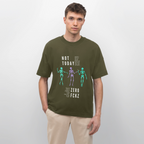 NOT TODAY Oversized Unisex Bio T-Shirt - Khaki