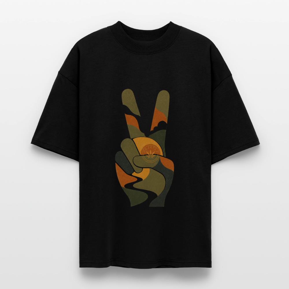 INNER PEACE Unisex Oversized Bio-T-Shirt - Schwarz