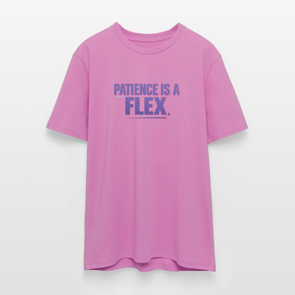 PATIENCE IS A FLEX Unisex Bio-T-Shirt - Pink