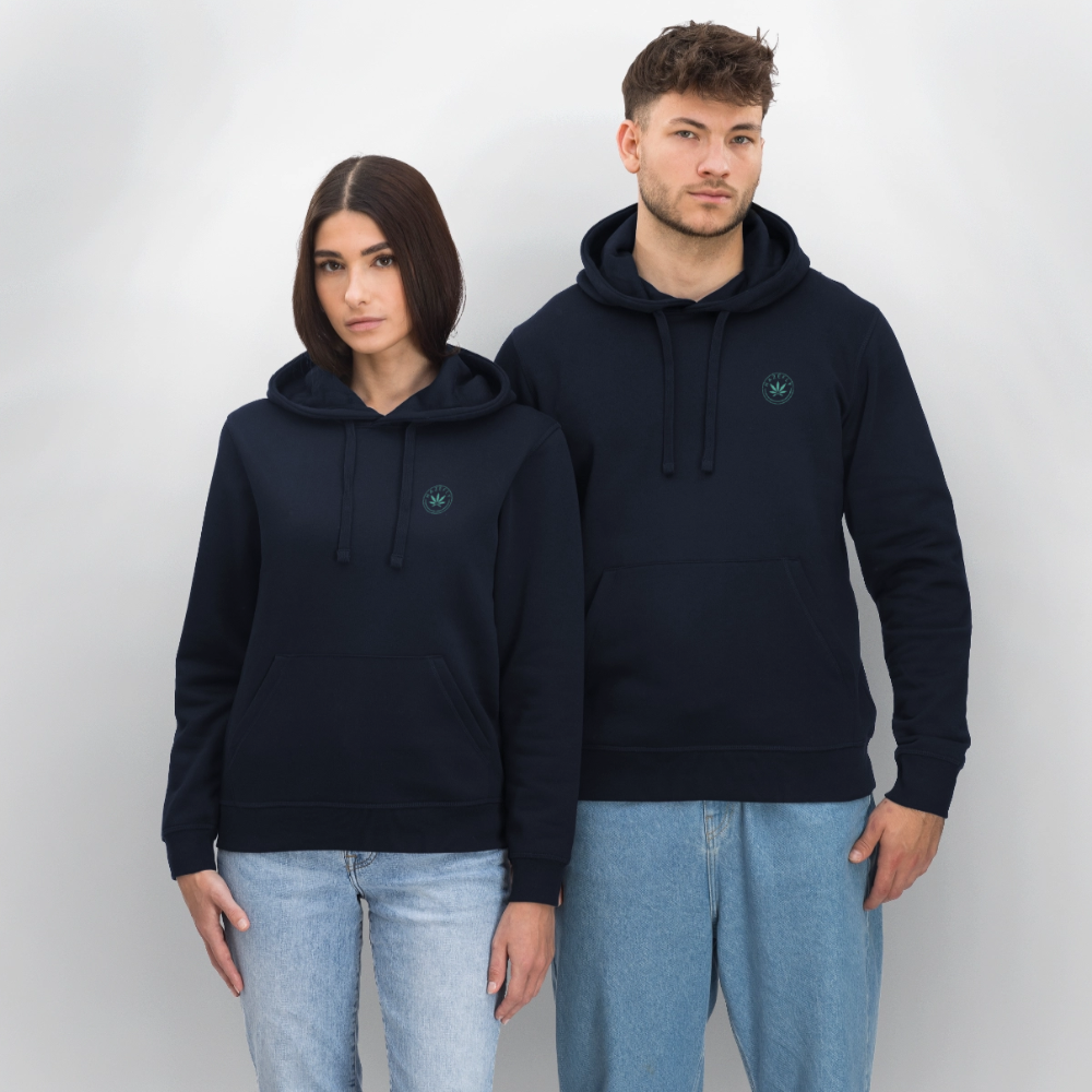 TROPICANA CHERRY Unisex Bio-Hoodie - French Navy