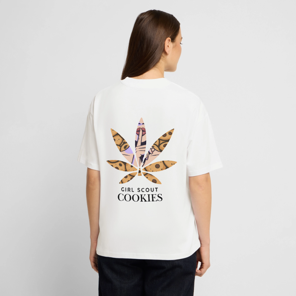 GIRL SCOUT COOKIES Oversized Unisex Bio T-Shirt - Weiß