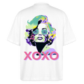 MARYLIN XOXO Oversized Unisex Bio T-Shirt - Weiß