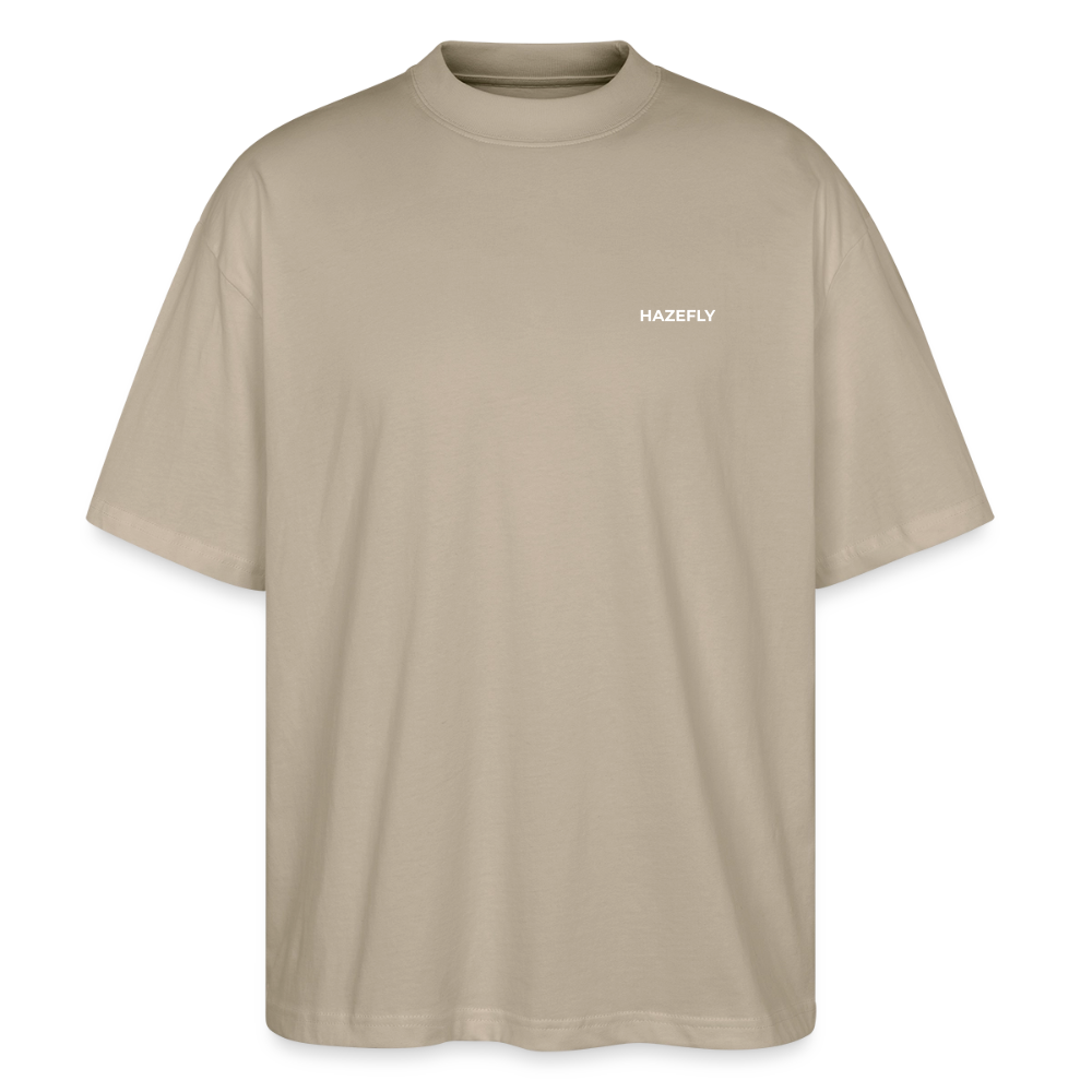 HF SIGNATURE Oversized Unisex Bio T-Shirt - Steingrau