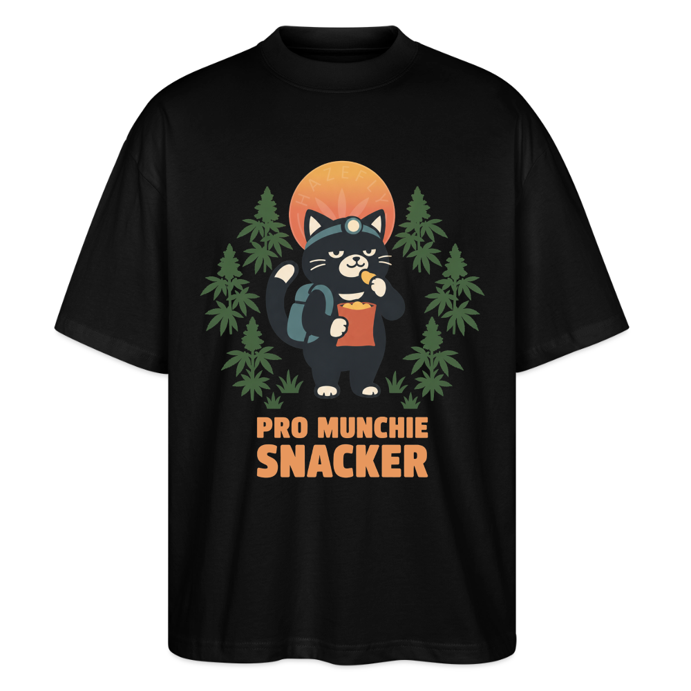 PRO MUNCHIE SNACKER Unisex Oversized Bio-T-Shirt - Schwarz