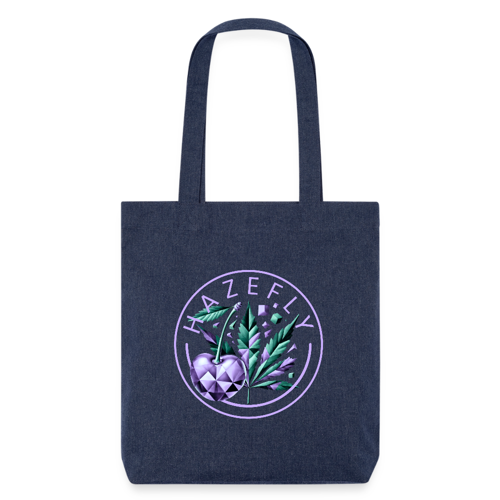 CHERRY PUNCH recycelter Heavyweight Stoffbeutel - melange Blue