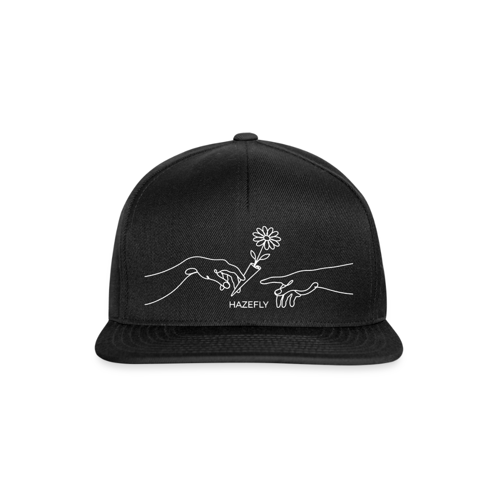 PASS IT Snapback Cap - Schwarz/Schwarz
