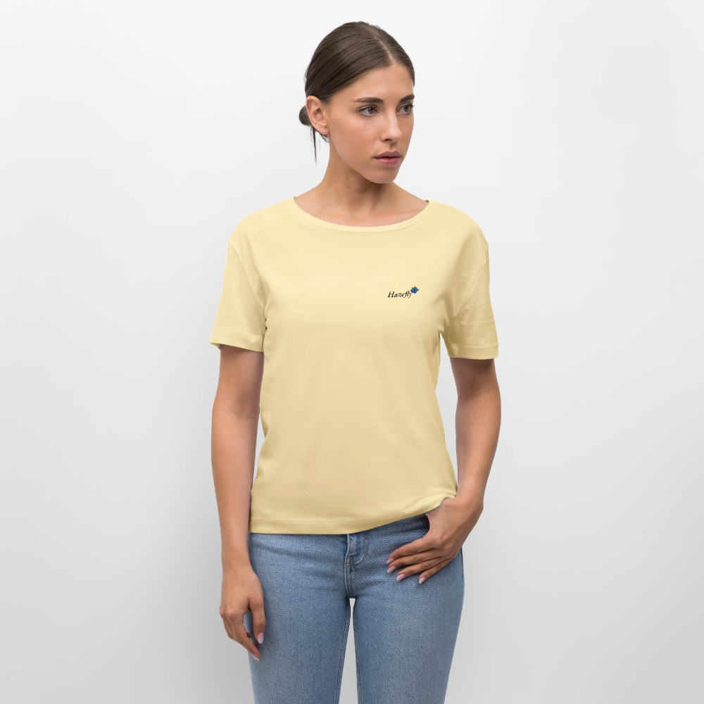 TRUE BERRY Relaxed Frauen Bio-T-Shirt - Creme