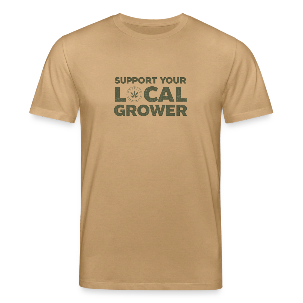 LOCAL GROWER Unisex Bio-T-Shirt - Karamell 