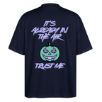 PUMPKIN VIBE Oversized Unisex Bio T-Shirt - Navy