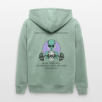 GREEN CULT Unisex Bio-Kapuzenjacke - Helles Graugrün