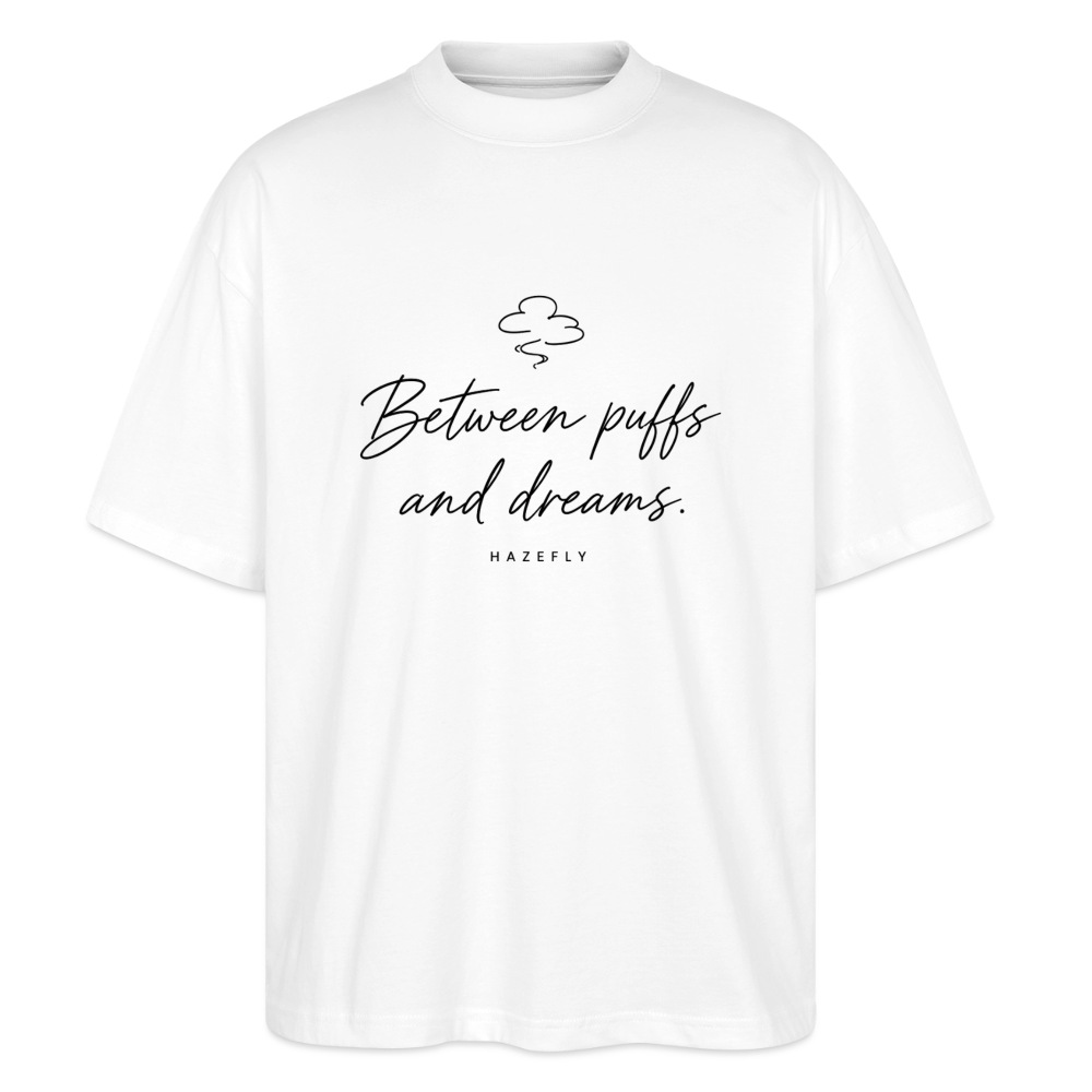 PUFFS & DREAMS Oversized Unisex Bio T-Shirt - Weiß