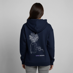 LOVE GROWS II Unisex Bio-Hoodie - Navy