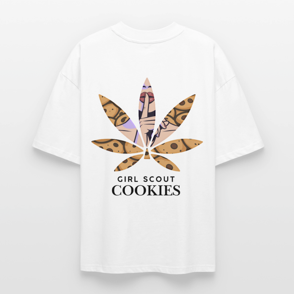 GIRL SCOUT COOKIES Oversized Unisex Bio T-Shirt - Weiß