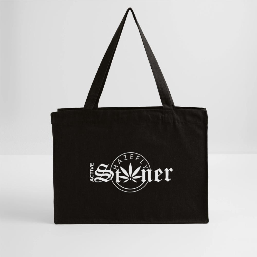 ACTIVE STONER recycelter Shopping Bag - Schwarz