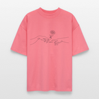 PASS IT Oversized Unisex Bio T-Shirt - Pink 