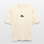 GLOW GARDEN Oversized Unisex Bio T-Shirt - Weißgrau