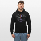 HI SANTA Unisex Bio-Hoodie - Schwarz