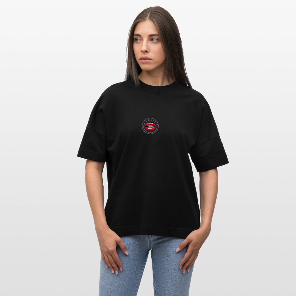 420 CLIQUE 2.0. Oversized Unisex Bio T-Shirt - Schwarz