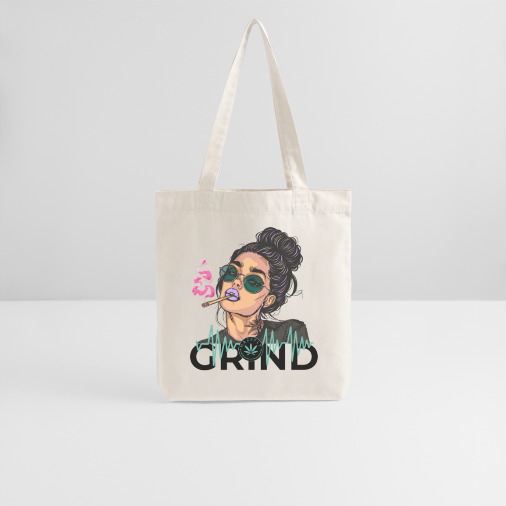 GRIND recycelter Heavyweight Stoffbeutel - Naturweiß