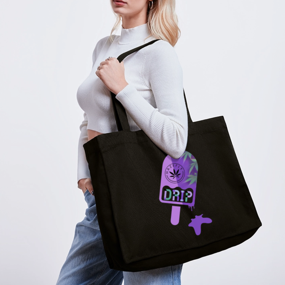 ICE CREAM recycelter Shopping Bag - Schwarz