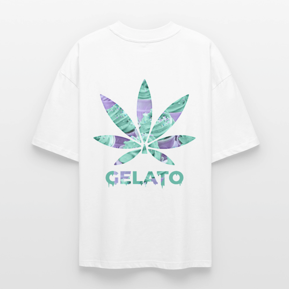 GELATO Oversized Unisex Bio T-Shirt - Weiß
