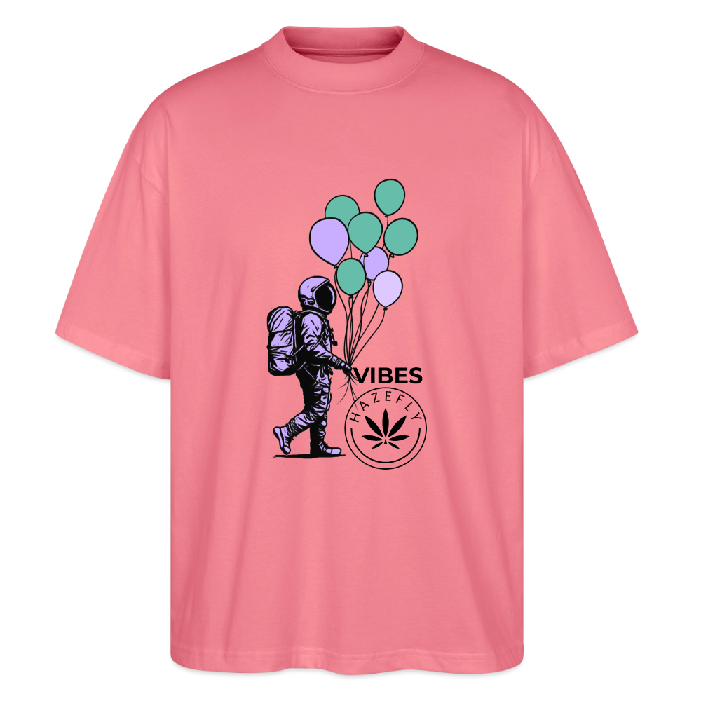 GALACTIC JOURNEY Oversized Unisex Bio T-Shirt - Pink 
