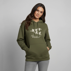 ZUGVOGEL Oversized Unisex Bio-Hoodie - Khaki