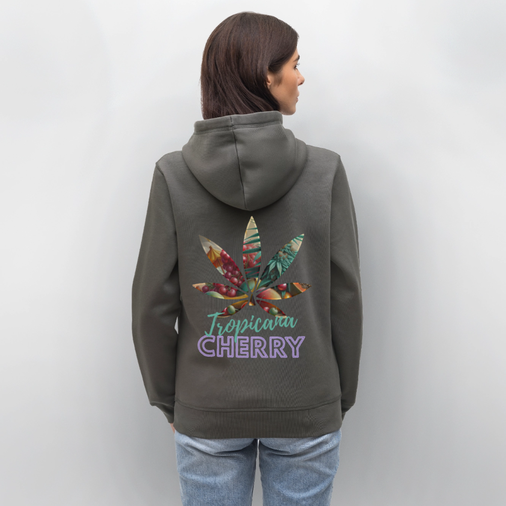TROPICANA CHERRY Unisex Bio-Hoodie - Anthrazit