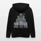 NO FEAR Unisex Bio-Kapuzenjacke - Schwarz