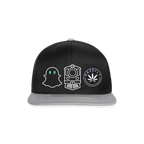 GHOST TRAIN Snapback Cap - Schwarz/Grau