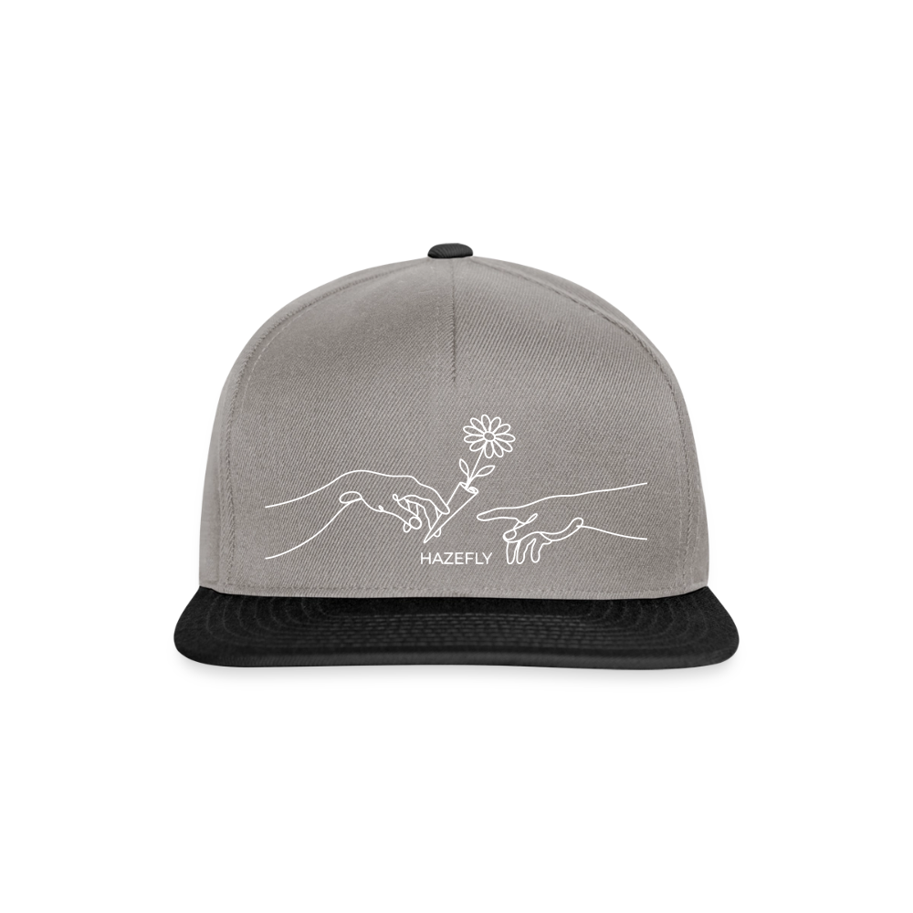 PASS IT Snapback Cap - Graphit/Schwarz