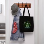 GLOW GARDEN WITH GROWLAB recycelter Heavyweight Stoffbeutel - Schwarz