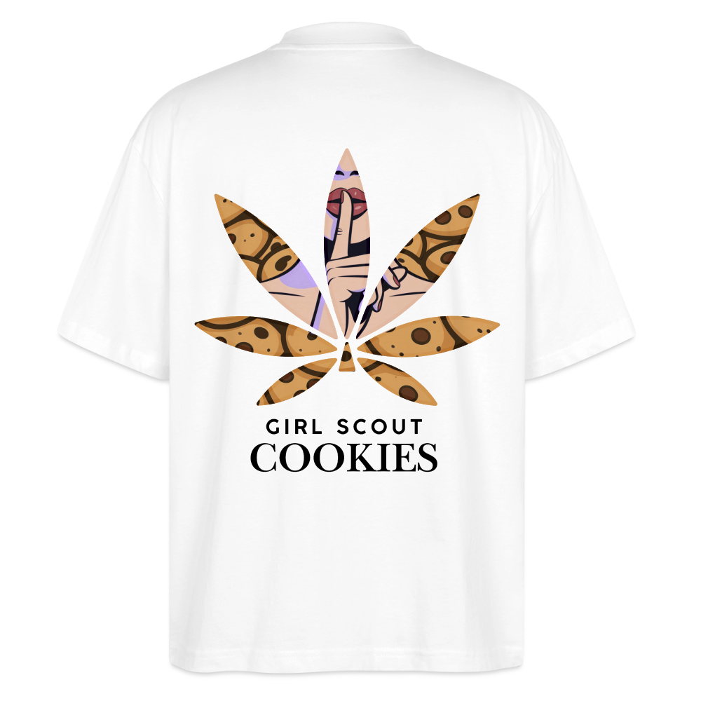 GIRL SCOUT COOKIES Oversized Unisex Bio T-Shirt - Weiß