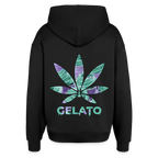 GELATO Oversized Unisex Bio-Hoodie - Schwarz